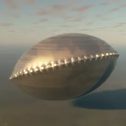 UFO or Alien Building 3D model