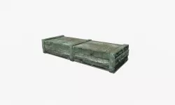 Weapon Crate Box Low-poly  3D model