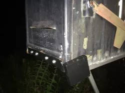 Weatherproof Box for Wireless Tag for mailbox door