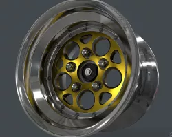 Weld Racing Magnum Low-poly  3D model
