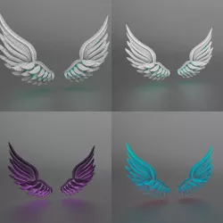 Wings 3D model