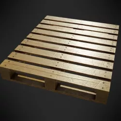 Wood Pallet - PBR Low poly Low-poly  3D model