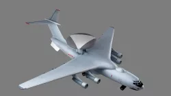 Xian KJ-2000 Mainring AWACS Low-poly  3D model