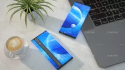 XIAOMI MIX Alpha---C4D modeling rendering 3D model