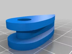1515 Airfoil Rail Button