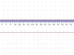 30cm ruler - 2D Design laser cutter template