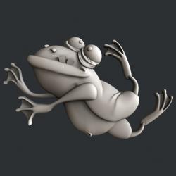 3d STL models for CNC frog 3D model