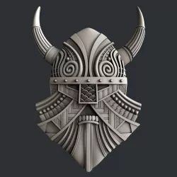 3d STL models for CNC viking 3D model