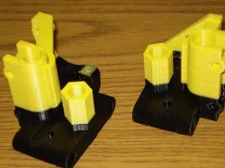 6mm Improved X ends for Prusa with clamped rods