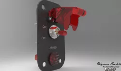 Aircraft Toggle Switch Panel