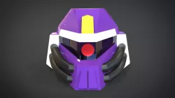 AMF-101 DINN Head Low-poly  3D model