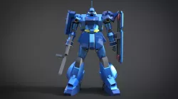 AMS-119 Geara Doga Low-poly  3D model