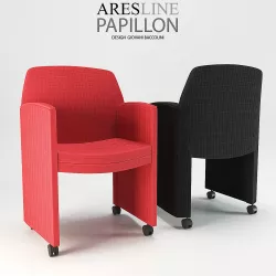 Ares Line Papillon armchair 3D model