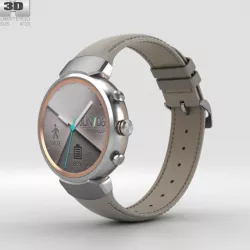 Asus Zenwatch 3 Silver 3D model