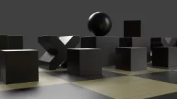 Bauhaus chess set 3D model