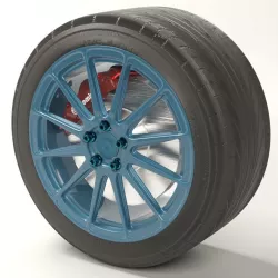 BBS FS3 rim 3D model