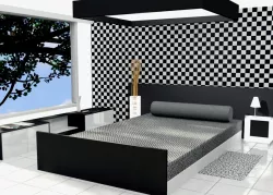 BED ROOM (Black and White)