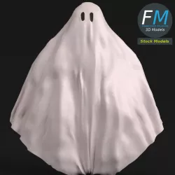 Bedsheet Ghost 1 3D model