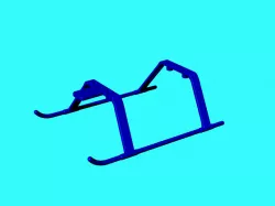 Blade 130x landing gear plastic