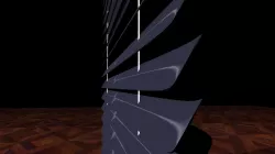 blinds violet 3D model