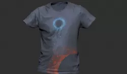 Blue shirt Low-poly  3D model