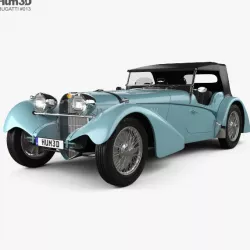 Bugatti 57SC Sports Tourer 1937 3D model