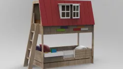 Bunk Bed 3D model