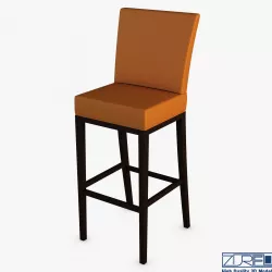 Carman bar stool chair 3D model
