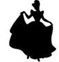 Cinderella cookie cutter 3D model