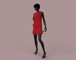 Cocktail dress  3D model