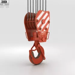 Crane Hook 3D model