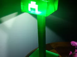 Creeper Desk Lamp (MineCraft)