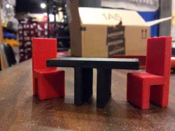 Fairy sized chair and table