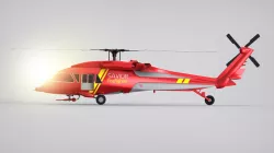 Firefighter Helicopter 3D model