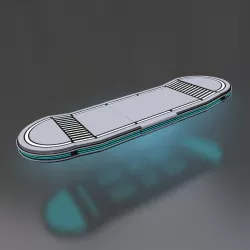 Futuristic Hoverboard 3D model