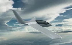Genesis 2 flying wing sailplane 3D model