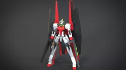 GNR-101A GN Archer Low-poly  3D model