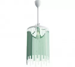 Green Glass Lamp fr ceiling VR AR  Low-poly  3D model