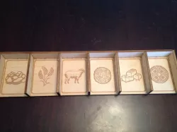 Hexagonal Card Game Caddy (Catan)