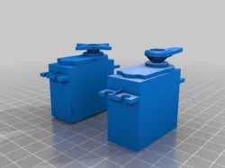 Hitec HS 645MG with Heavy Dutty HD-LS and HS 485HB  with R-X Servo Arm