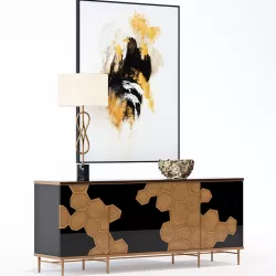 Honeycomb Credenza 3D model