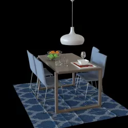 IKEA dining room set 03 3D model