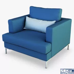 Karea armchair 3D model