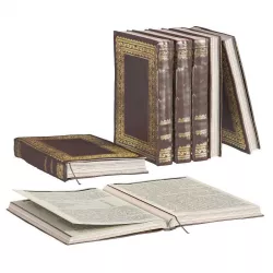 L3DV02G01 - old books collection with opened book bookmark set 3D model