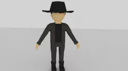 Low Poly Human Low-poly  3D model