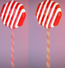 Low Poly Lolly Pop Low-poly  3D model
