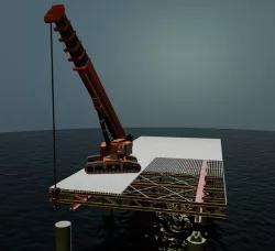 marine deck platform