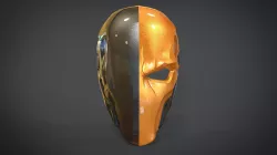 Mask Deathstroke Low-poly  3D model