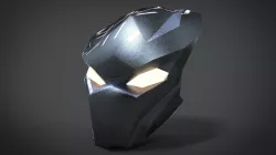 Masque Predator Low-poly  3D model