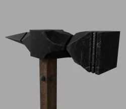 Medieval Warhammer 01 Low-poly  3D model